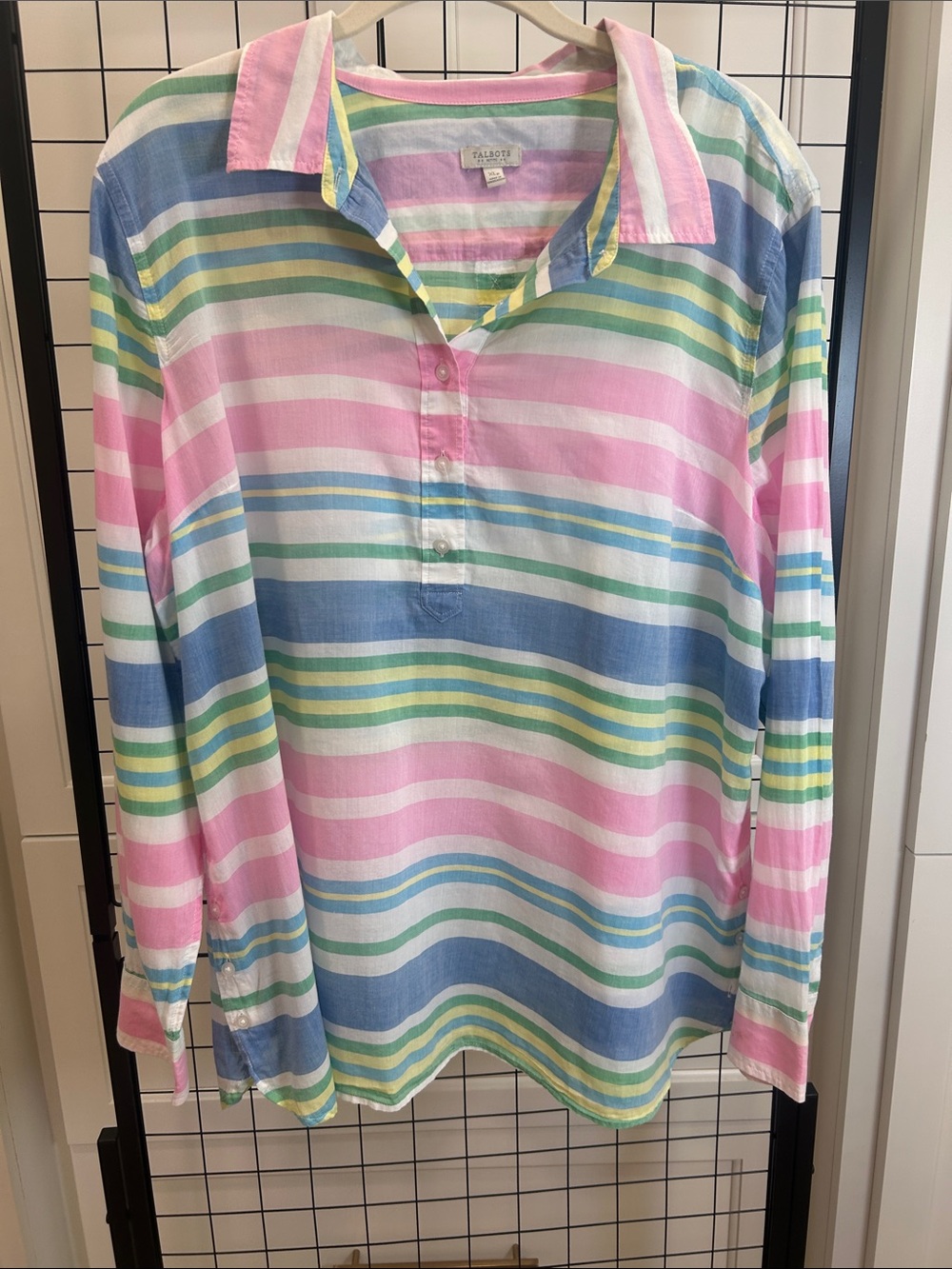Pastel pop over shirt